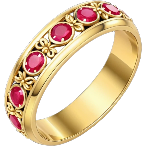 glitter rubi married ring emoji