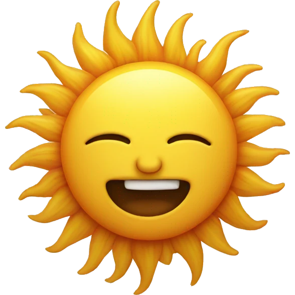 Sun emoji