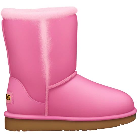 Pink uggs emoji