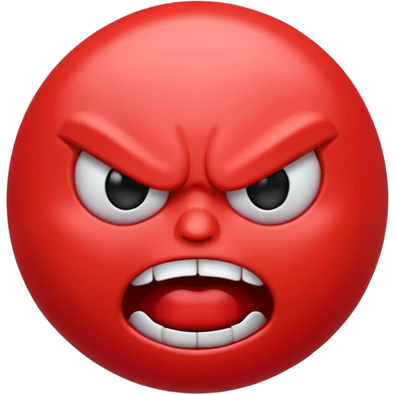 Scary angry emoji emoji
