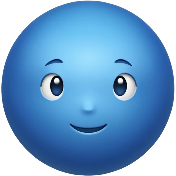 blue ball emoji