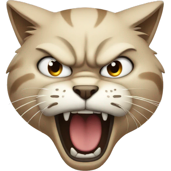 Angry cat emoji