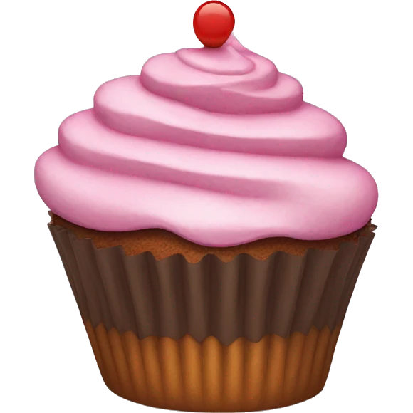 Broken cupcake emoji