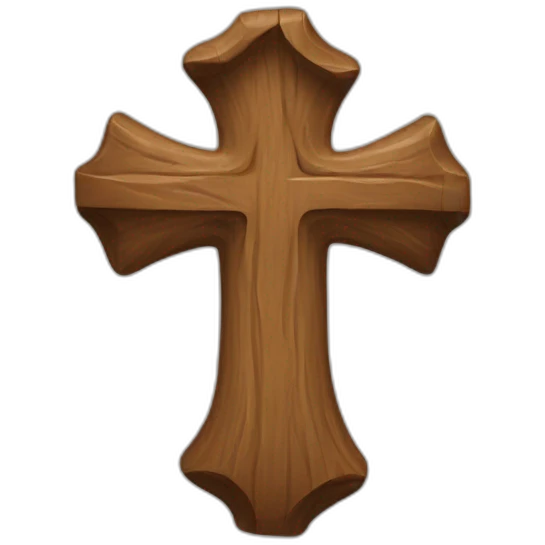 Cross bitume emoji