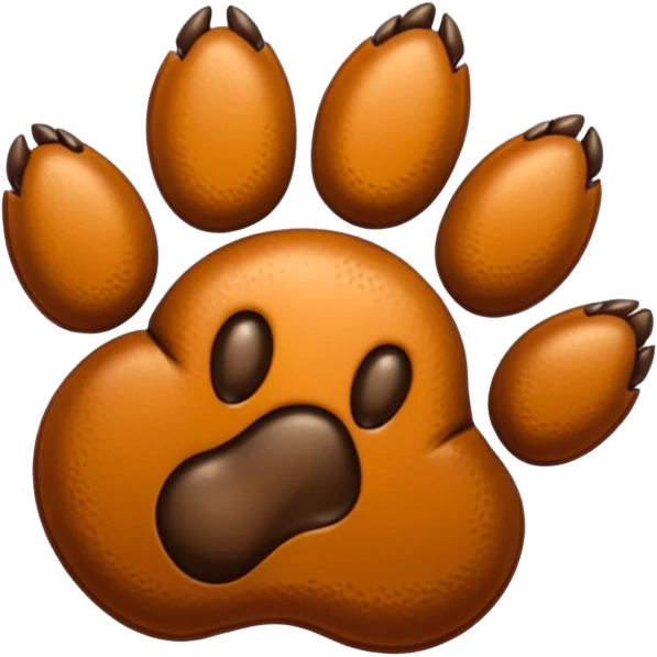 Dogs foot emoji emoji