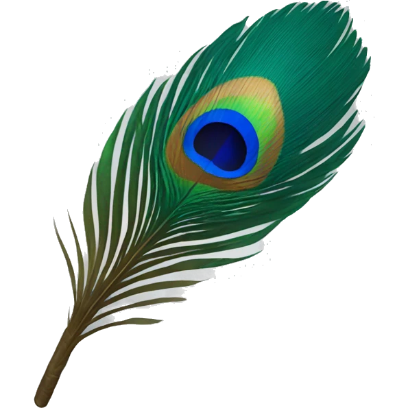 peacock feather emoji