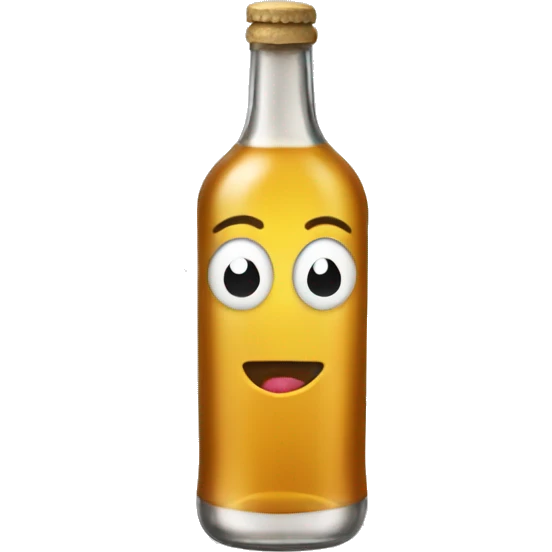 Bottle of alcool  emoji