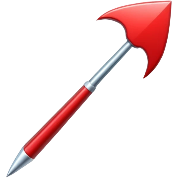 Crée-moi une flèche rouge qui va vers la droite emoji