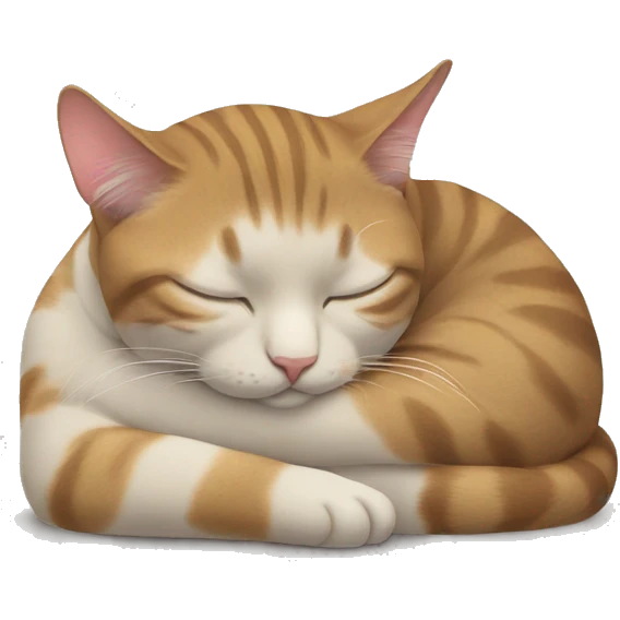 sleeping cat emoji
