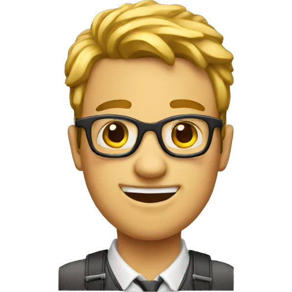 nerd emoji but with braces emoji