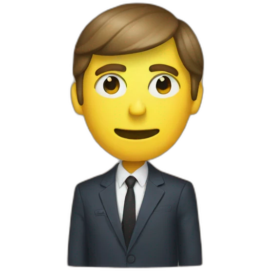 Macron on a mummy emoji