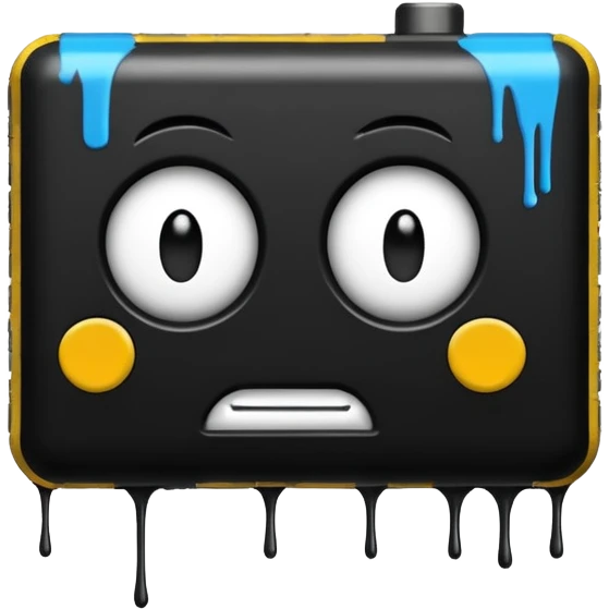 Граффити надпись: 72 emoji