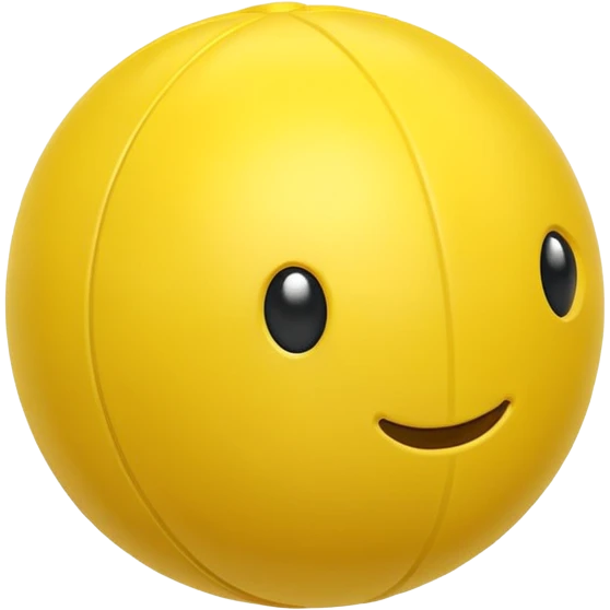 The Hopper Ball Yellow Toy emoji