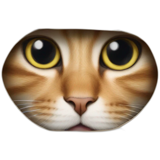 cat peeking out emoji