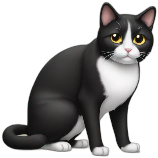 tuxedo cat emoji