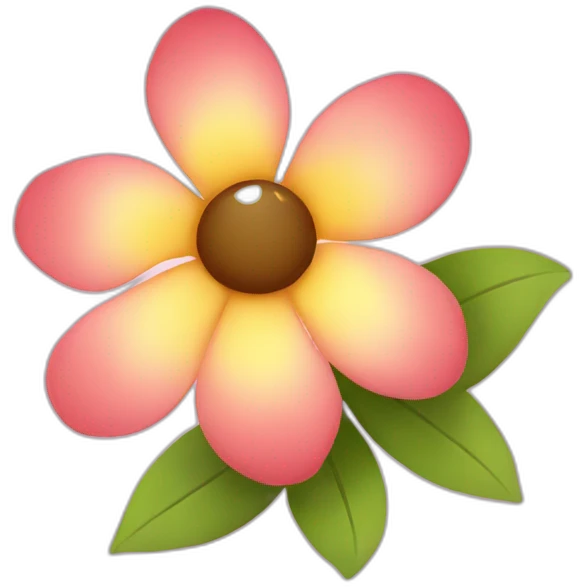 Flower and stars emoji