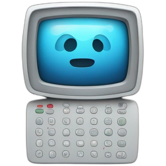 Télécommande avec ma télé allumé emoji