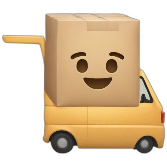 a delivery infite symbol emoji