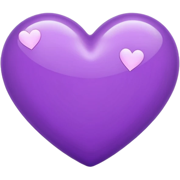 Purple hearts emoji