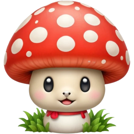 Mushroom pet emoji