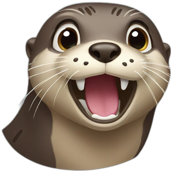 surprised otter emoji