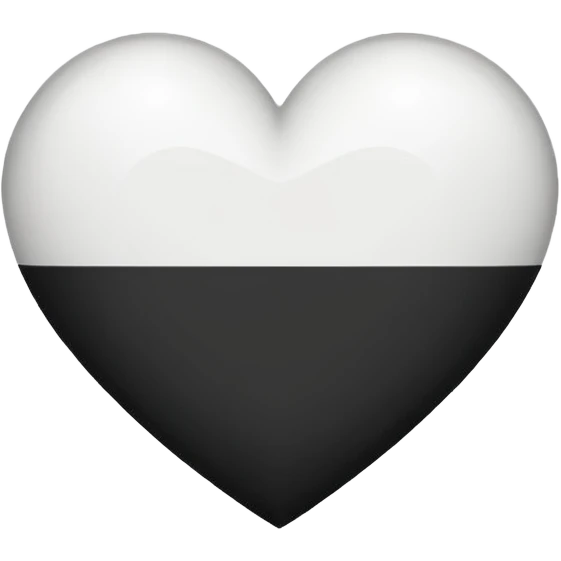 🖤🤍 emoji