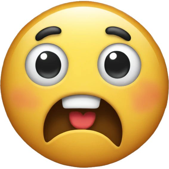 Emoji drooling on log emoji