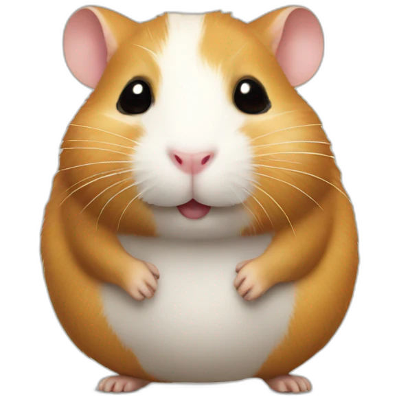 Rich hamster emoji
