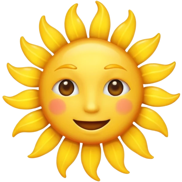 sol sin cara feliz emoji