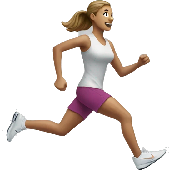 nike staff running emoji