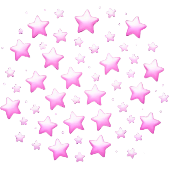 pink small stars emoji