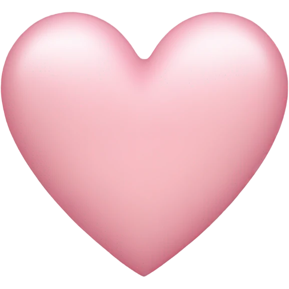 light pink heart emoji