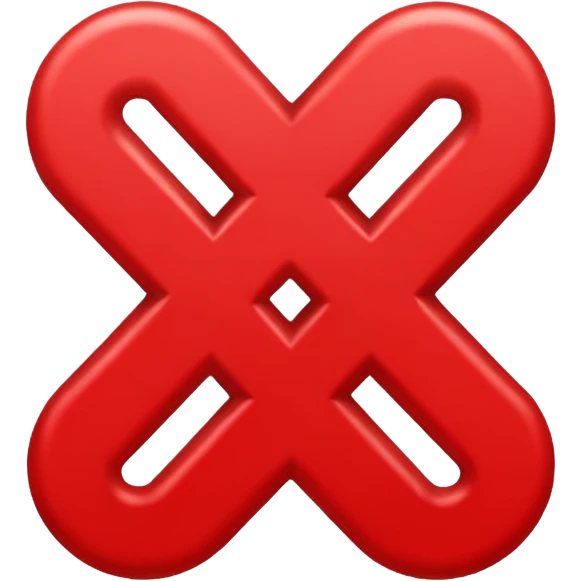red X emoji