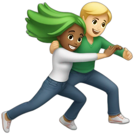 couple-playing-leapfrog emoji