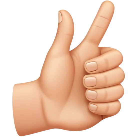 thumbs up finger gesture emoji