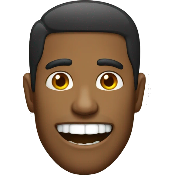 Hombre sin dientes emoji