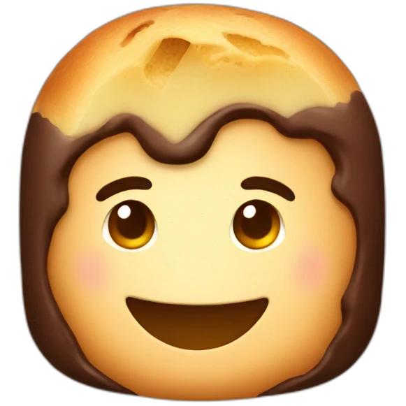 Panetone chocolate emoji