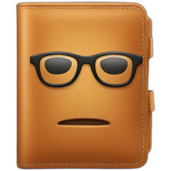 Wallet with Glasses emoji