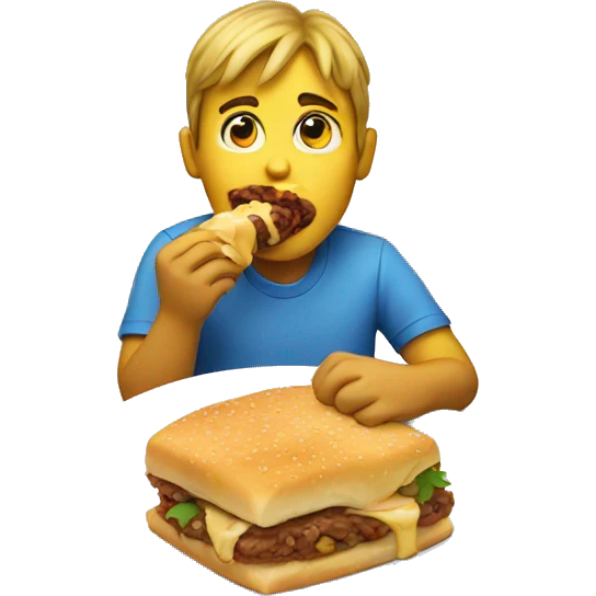 Eating emoji