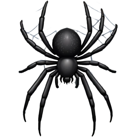 spider web with a small spider emoji