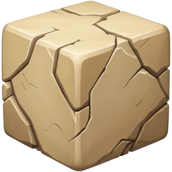 american-beije-intricate-stone-age-rocky-cube-shaped emoji