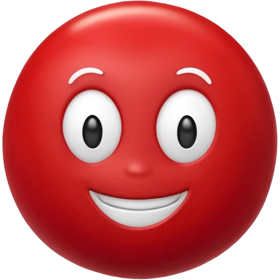a babybel cheese character with a smiling face emoji