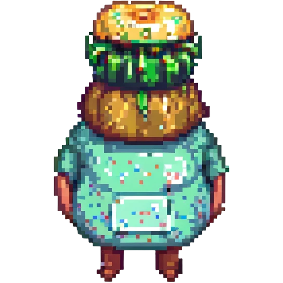 fatty patty character emoji
