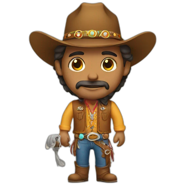 Cowboy-Hippie emoji