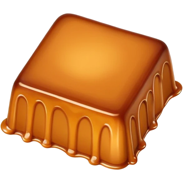 piece of caramel emoji