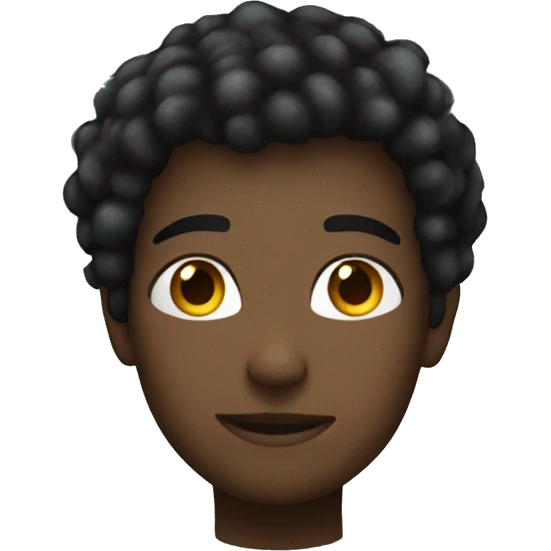 black sparkling halo emoji