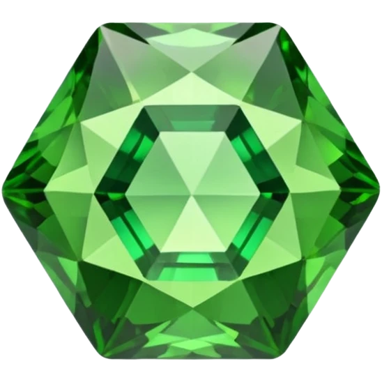 Demantoid Garnet gem emoji