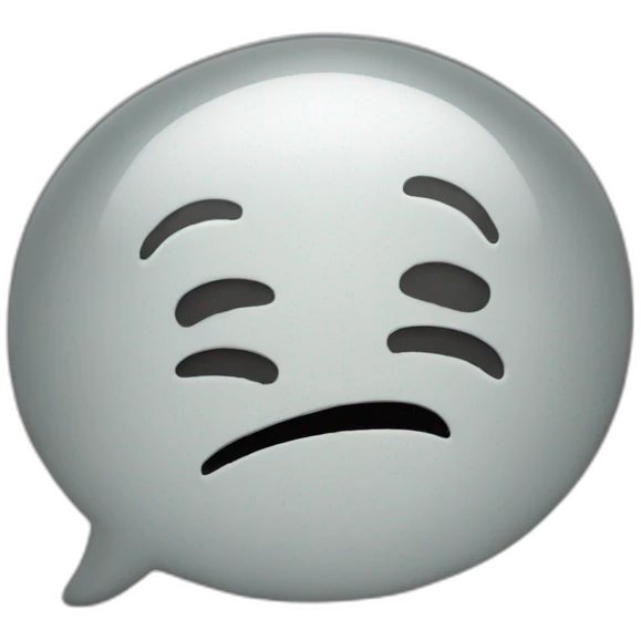 toon conversation bubble emoji