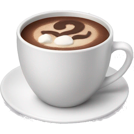Hot chocolate  emoji