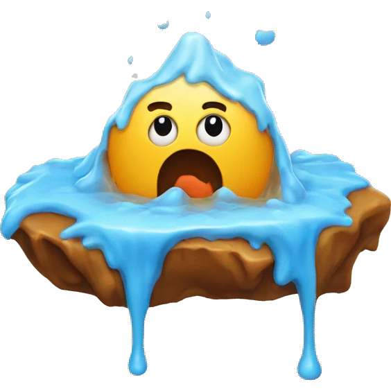 Melting  emoji
